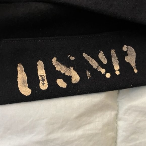 ANTIQUE NAVY WOOL UNIFORM TOP - Picture 4 of 8